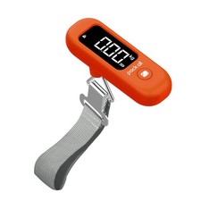 110 Lbs Luggage Scale Digital Handheld Baggage Travel Suitcase Weight Orange