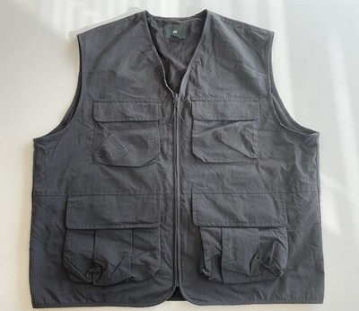 HM Men s Utility Cargo Vest Black L