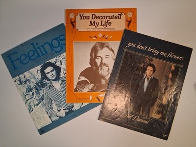 Feelings by Morris Albert sheet music W/Additional. Kenny Rogers, Neil Diamond,