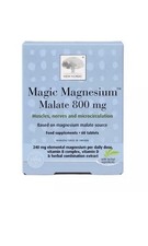 New Nordic Magic Magnesium Malate 800mg 60 Tablets New Long Expiry  0.37 per thousand milligrams