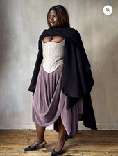 Nuit Clothing Atelier Mythic Cape In Black Boiled Wool One Size New Never Worn