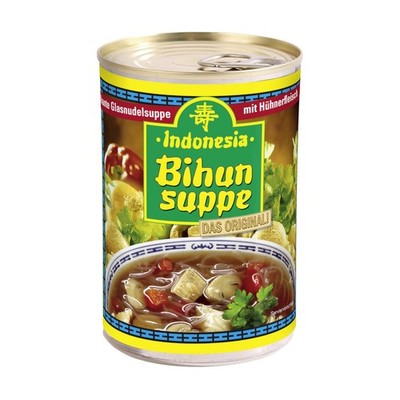 Dreistern Bihunsuppe Indonesia Glasnudelsuppe mit Hühnerfleisch 390ml