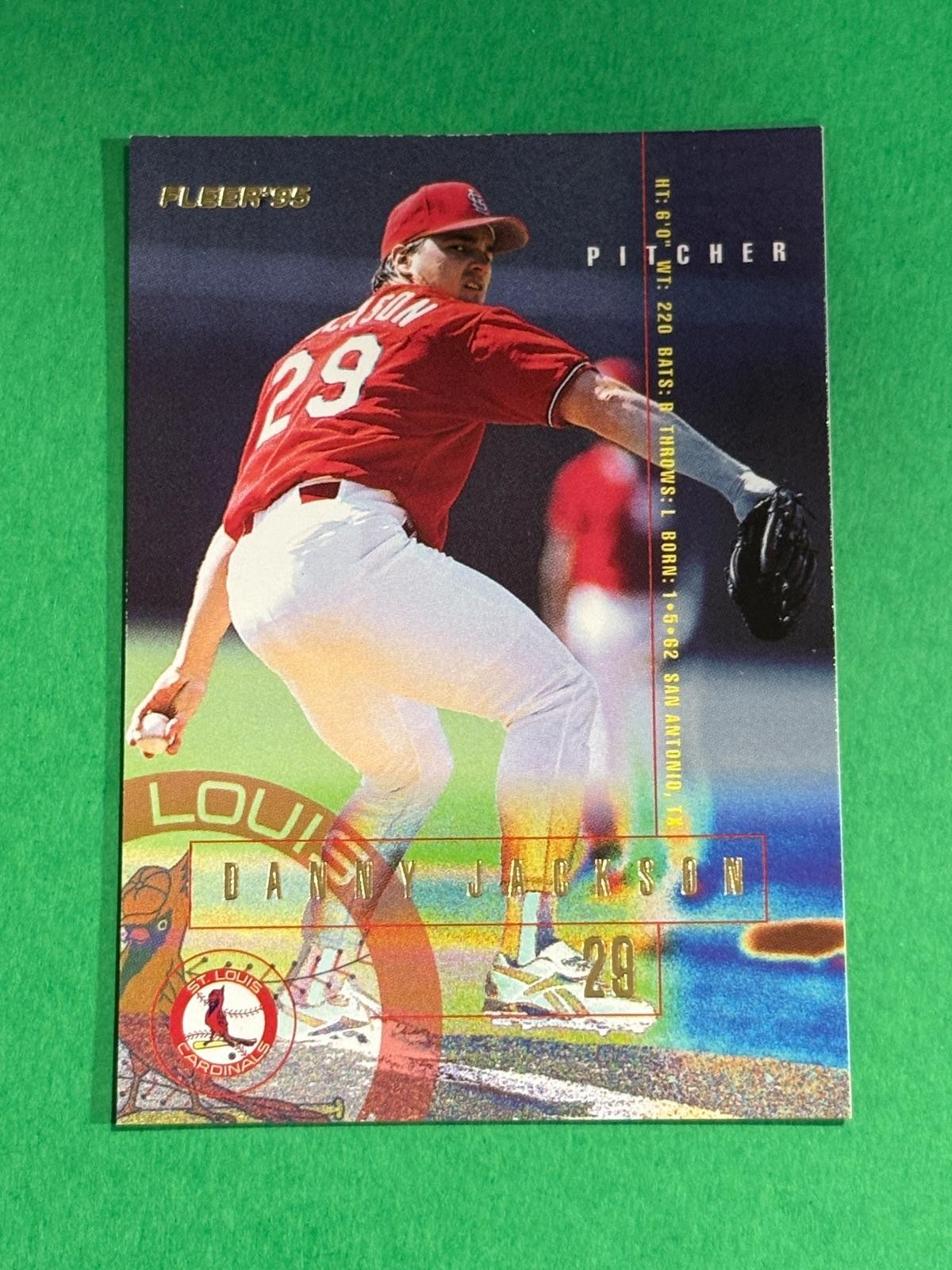 Danny Jackson 1995 Fleer Update St. Louis Cardinals #U-161 FF932