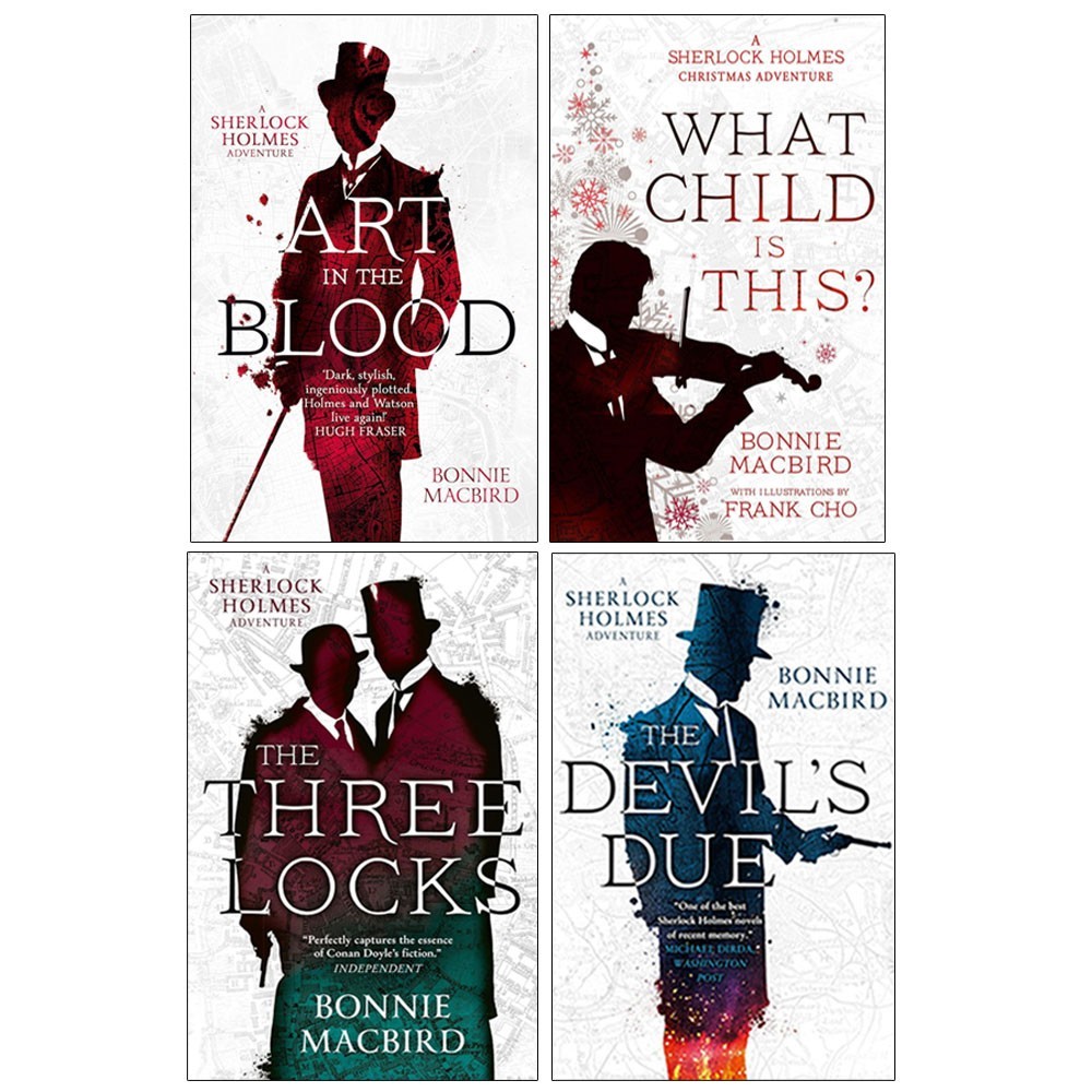 Sherlock Holmes Adventures Series 4 Books Set By Bonnie Macbird The Devil’s Due