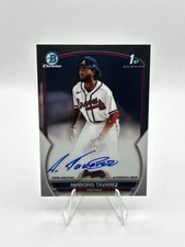2023 Bowman Ambioris Tavarez Chrome Auto 1st #CPA-AT Atlanta Braves