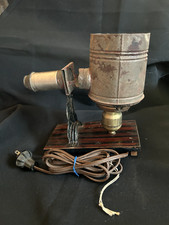 Magic Lantern Antique Slide Projector Lights up very unusual
