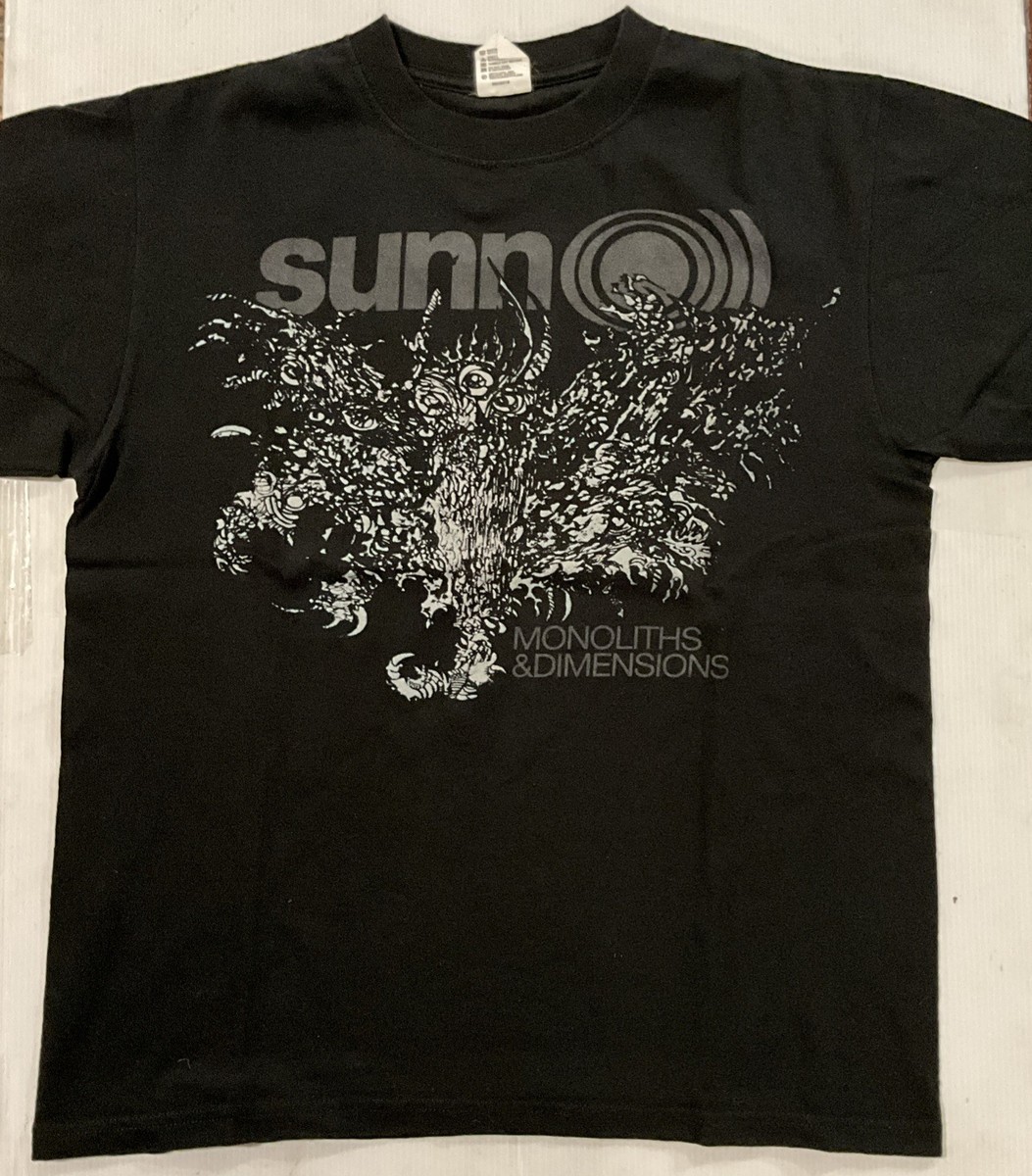 00s Sunn O))) TシャツMonoliths & Dimensions Sunn O))) Monoliths & Dimensions Tour 2011 Vintage 2-Sided Medium