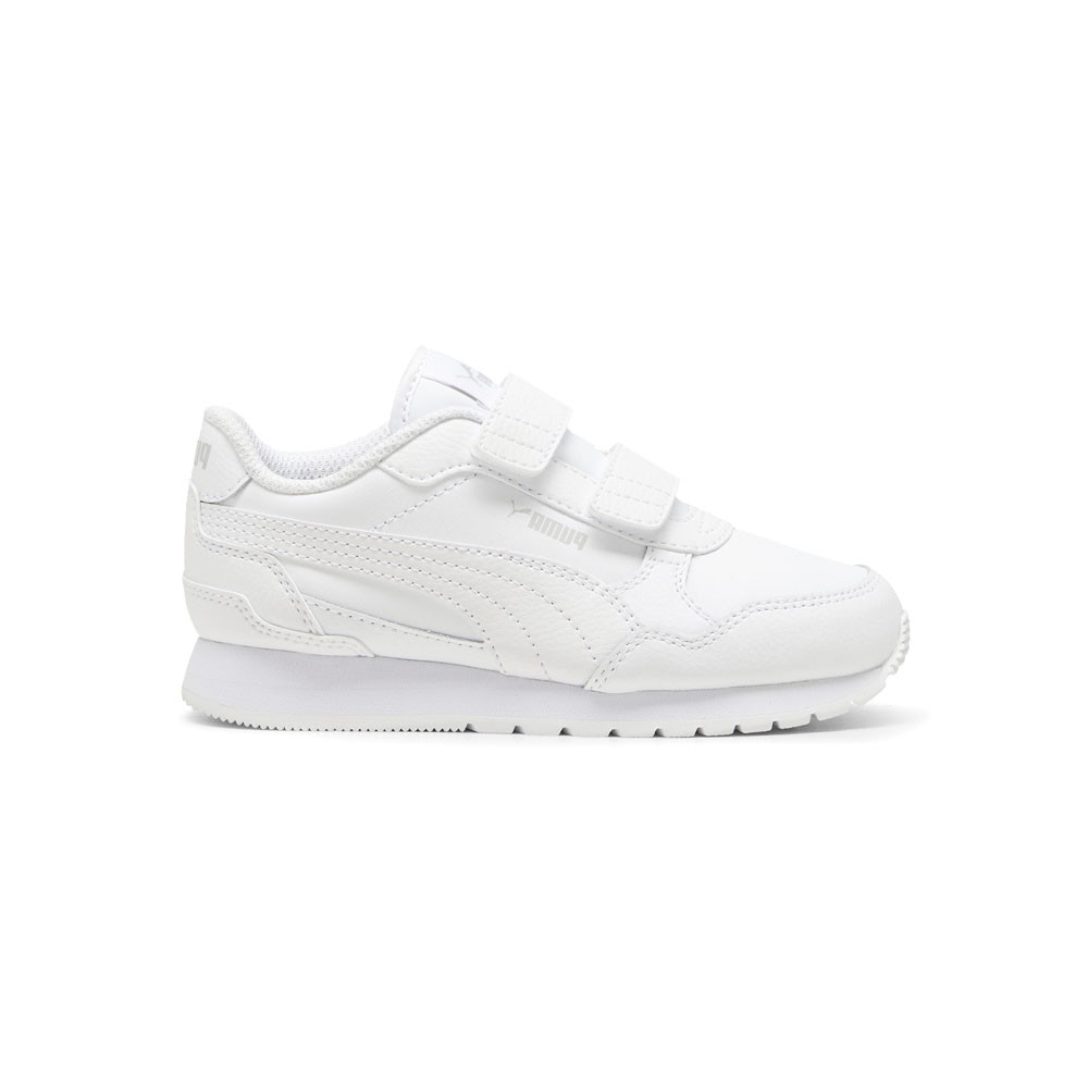 Puma St Runner V4 L V Слипоны для маленьких мальчиков Белые кроссовки Повседневная обувь 39973702