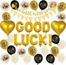 We Will Miss You Decorations - Sorry Your Leaving Party Supplies Includes