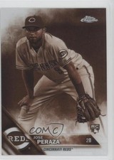 2016 Topps Chrome Sepia Refractor Jose Peraza #177 5n0