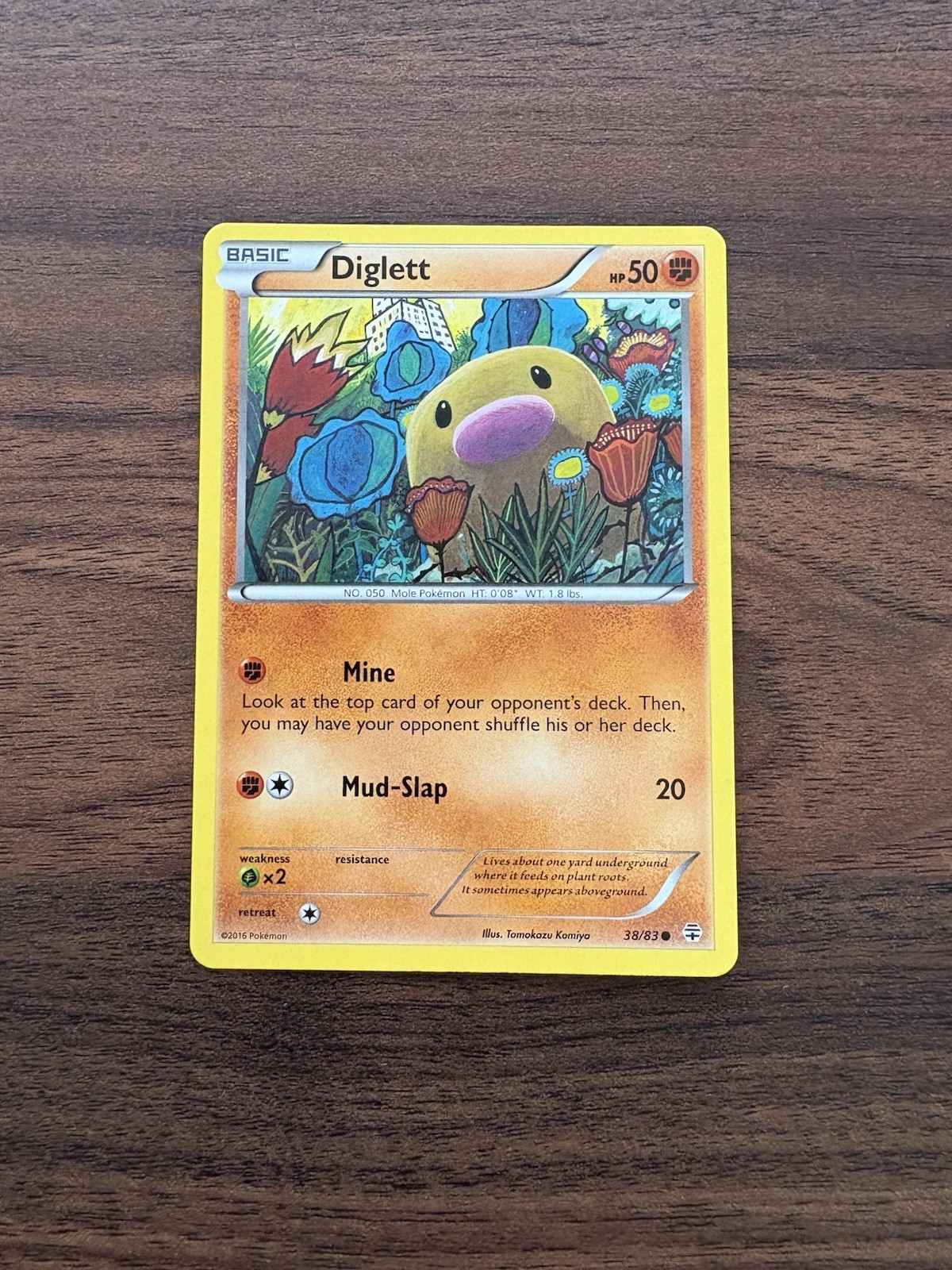 DIGLETT - 38/83 - XY GENERATIONS - Pokemon Card - NM