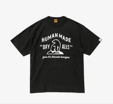 Human Made Polar Bear Dry Alls T-Shirt Black 2XL Japanese Streetwear