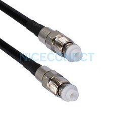 FME Female to FME Female Antenna Extension Lot RF Pigtail Jumper RG58 Coax Cable
