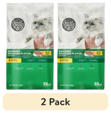  2 pack Gourmet Formula Seafood Blend Flavor Dry Cat Food, 35 lb Bag