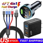 120W Super Fast Charging USB Type C Wall/Car Charger For All Cell Phone iPad