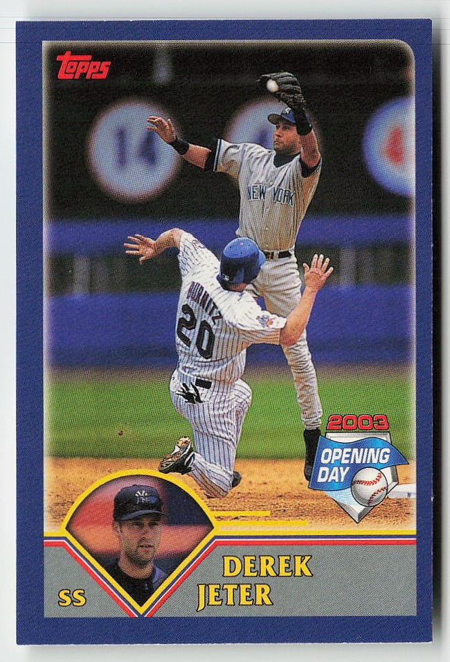 2003 Topps Opening Day #NNO Derek Jeter BASEBALL New York Yankees