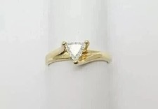 2Ct Trillion Cut Simulated Diamond Engagement...