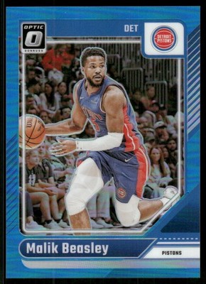 2024-25 Donruss Optic #38 Malik Beasley Aqua #/225