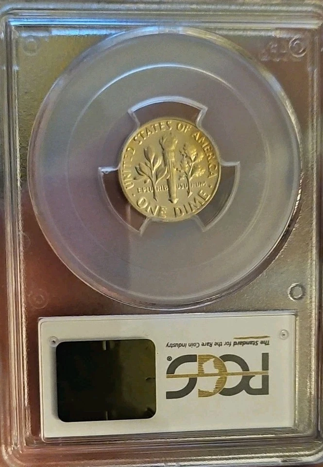 1979 S Roosevelt Dime 10C Type 2 PCGS PR68DCAM - Image 2 of 2
