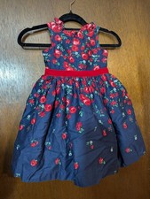 American Girl  x Janie and Jack Wrapped In Roses Party Dress Size 2T Orig. 114