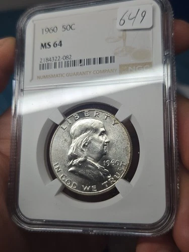 1960-P Franklin Half Dollar — photo from another recent sale