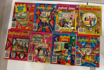 Vintage Lot of 8 The Jughead Jones Comic Digest Issues 10-18