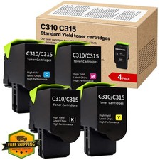 Xerox C310 C315 Toner Cartridges 006R04356-04359 4 Pack