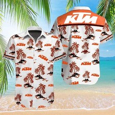 Ktm Sportmotorcycle Hawaiian Shirt For Men