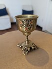 Kiddush Cup Brass Shabbat Borei Pri Hagafen Judaism