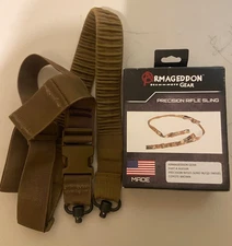 Armaggeddon Gear Precision Rifle Sling, Convertible Carbine Sling with QD Swivel