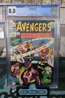 Avengers #7 | 1964 | CGC 8.0 White Pages  