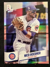 2024 Topps Big League #212 - Nico Hoerner Rainbow Foil - Cubs
