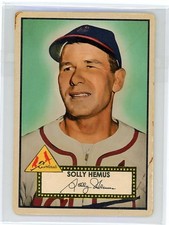Banty Red Art Card 52s Baseball SOLLY HEMUS St. Louis Cardinals #114