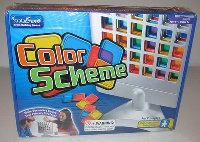 Color Scheme Game 2007 by Educational Insights---Strata Gems-- NEW & SEALED-RARE