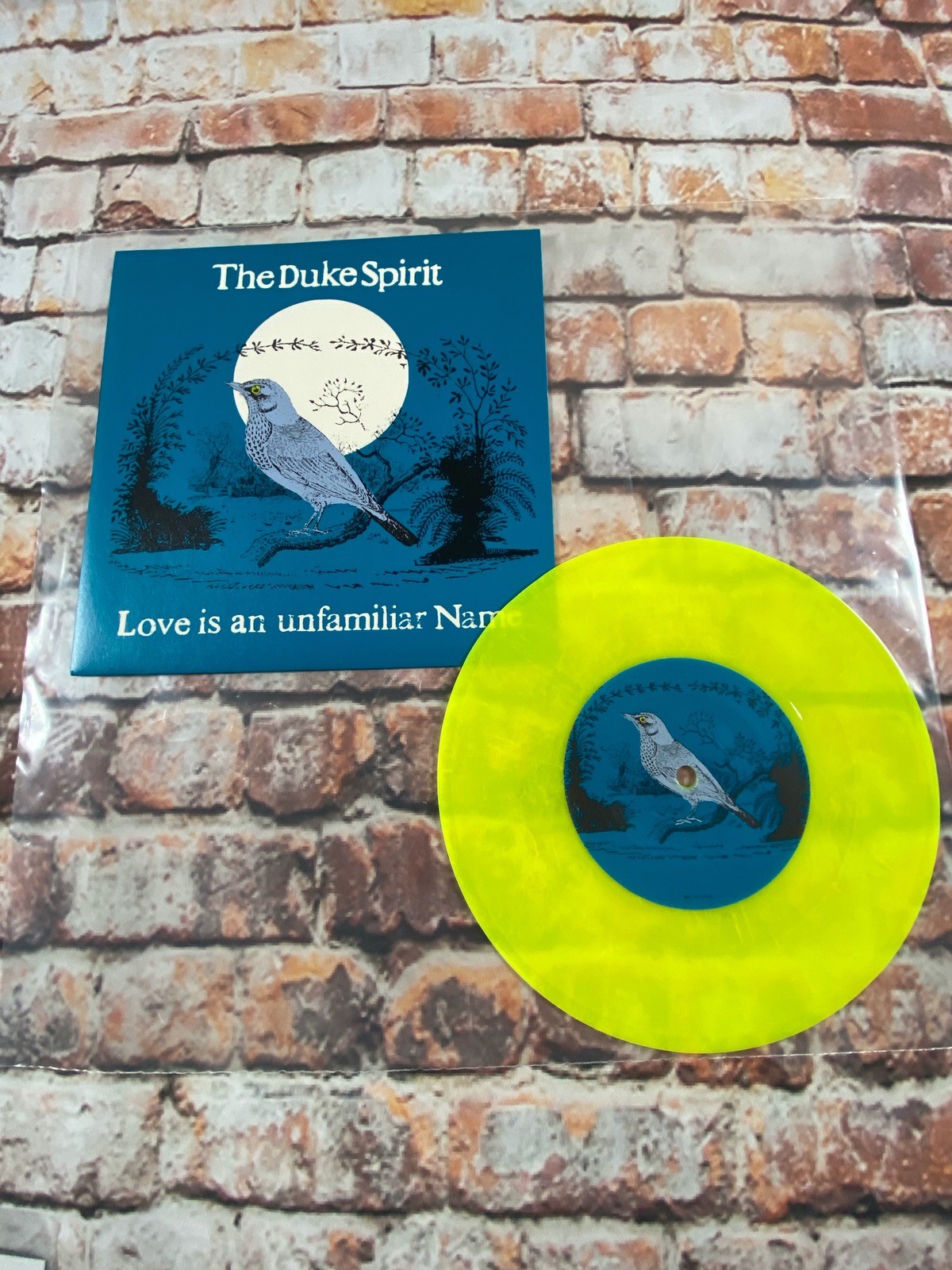The Duke Spirit Love Is An Unfamiliar Name Yellow 7"" Vinyl Record Unplayed