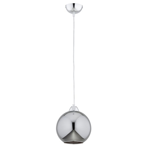 HäNgelampe Esstisch Chrom Rauchglas Glas Modern E27 L:20 Cm Pendelleuchte KüChe-image
