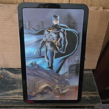 Batman 3D storage tin box for school supplies or small art and craft supplies.
