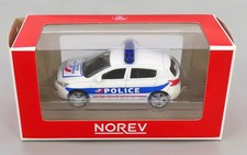 Norev 1/64 Peugeot 308 Police 2016 White Blue Red Diecast Model