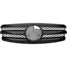 Kühlergrill glänzend schwarz passend für Mercedes-Benz E-Klasse W211 S211