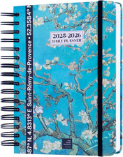 : Diario Scolastico 2025 2026 Van Gogh, Agenda Giornaliera Van Gogh 12 Mesi, For