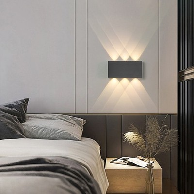 Battery Operated Wall Sconce USB Rechargeable Dimmable Modes Up Down  Lighting