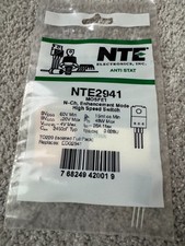 NTE Electronics NTE2941 Power Mosfet N-channel 60V Id 28A TO .NOS . SET OF 2PCS.
