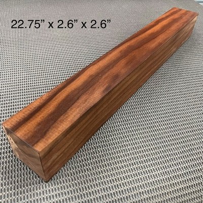 CW547 Claro Walnut Billet Block Carving Craft Knife Handle Game Call