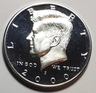2000-S Gem Proof  Silver Kennedy Half Dollar