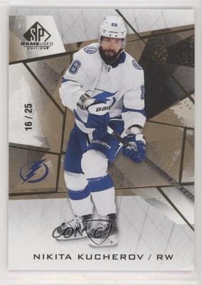2021-22 Upper Deck SP Game Used Edition Gold Fragment 16/25 Nikita Kucherov 05iv