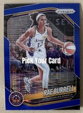 Rae Burrell, Sparks, Silver, Holo, Prizm, WNBA, Panini, and Base-Pick Your Card!