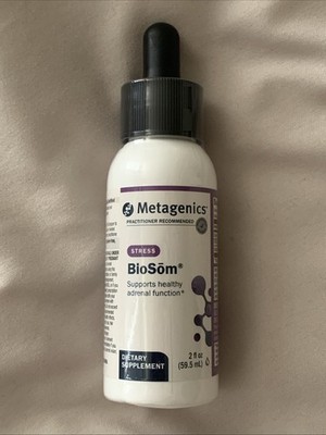 Metagenics BioSom - Stress - Liposomal DHEA Dropper 2 fl oz Exp 1/27 Sealed New