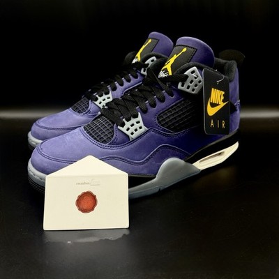 Air Jordan 4 Lakers Imperial Purple FV5029-500 Ship Now | eBay