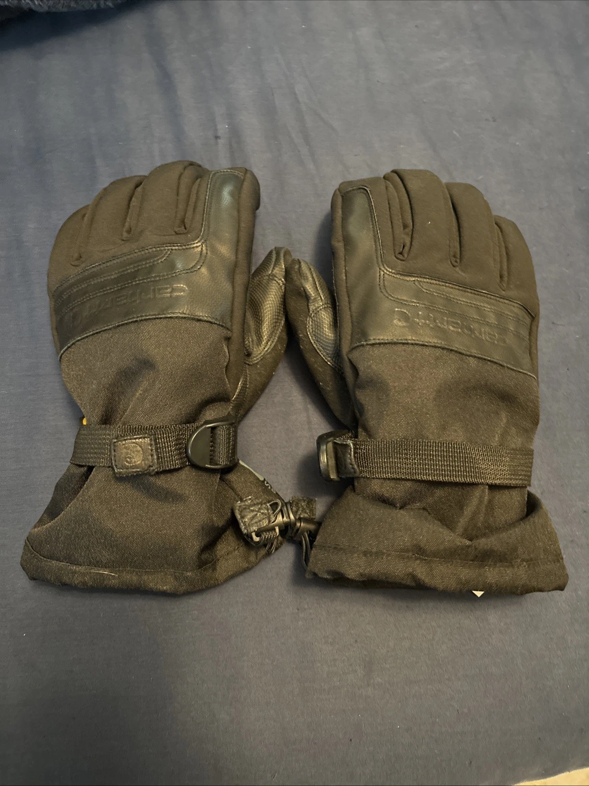 Carhartt Black Waterproof Insulated Winter Work Gloves Mens Size Extra Large