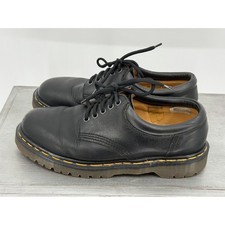 Vintage Dr. Martens 8053/59 Made in England Black Leather Shoes Men's US 9 UK 8